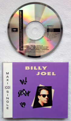 Billy Joel - All Shook Up (CD Single, 1992, Sony Music) NM/VG