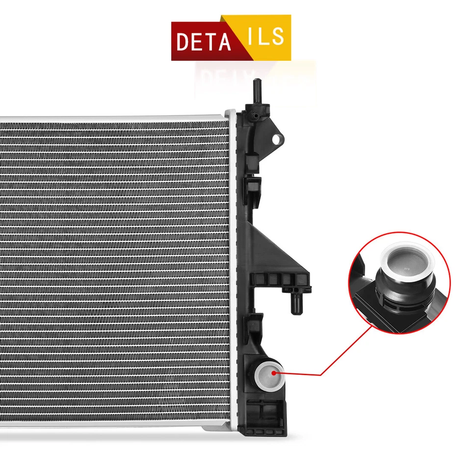 13448 Radiador para furgoneta Ram ProMaster 1500 2500 3500 2014-2020 2021 3,0 L 3,6 L Foto 3 de 4