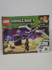 LEGO Minecraft The End Battle 21151 & Manual Incomplete Missing Pieces