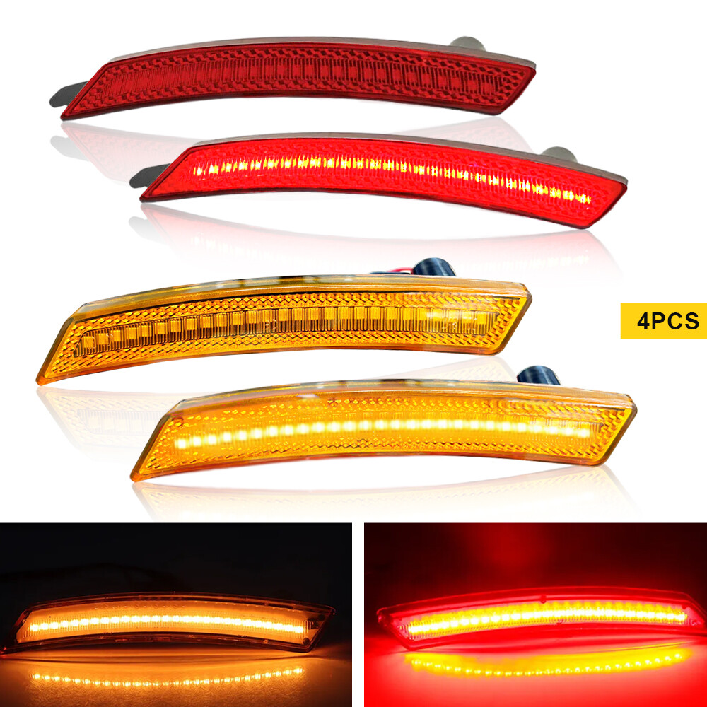 Front Rear LED Side Marker Signal Light For 07-14 Mini Cooper R55 R56 R57 R58