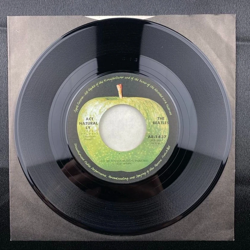 The Beatles • Act Naturally Yesterday Japan Import 7" 45-RPM Record Single NM M- - Image 2 of 4