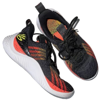 Under Armour Curry Flow 10 Iron Sharpens Iron Sneakers 3025620-001 Men s Kids 6y