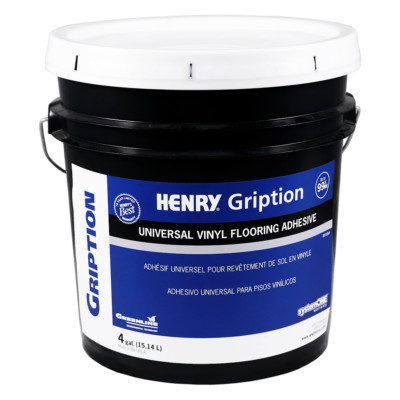 Ardex Henry Gription, Vapor Resistant Universal Adhesive, 4 Gal (15.14 L) Pail