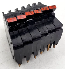 (Lot of 6) NC150 Federal Pacific 15 Amp Circuit Breaker - Next Day Option - Flaw