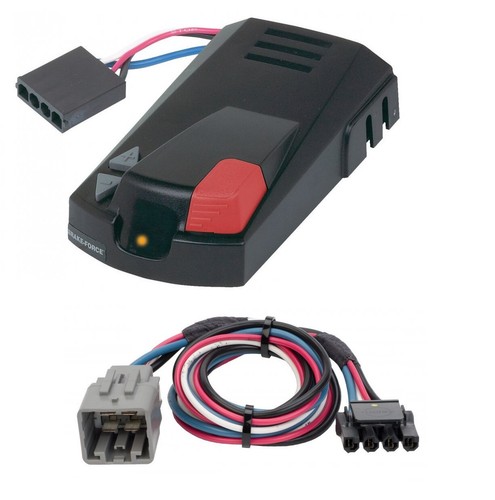 Trailer Brake Control For 13-14 RAM 1500 2500 3500 W/ Plug Play Wiring Adapter Tekonsha Voyager Eletric Trailer Brakes Module Box Controller