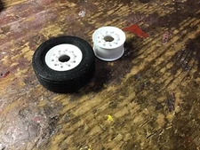 1/25 Scale Model Semi Truck  Custom wide steer Tires And Wheels (Floats)