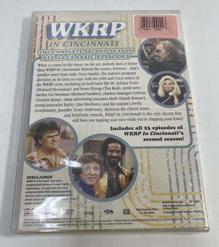WKRP in Cincinnati: The Complete Second 2 Season (2001, DVD Box Set) Brand New! - Picture 3 of 4