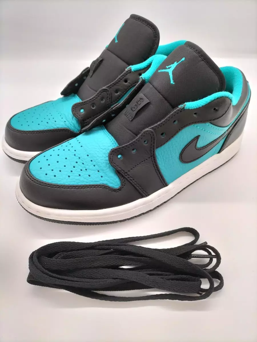 Air jordan 1 hotsell low black turbo green