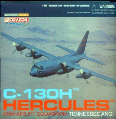 DRAGON WINGS C-130H HERCULES USAF NASHVILLE 1:400 Diecast Plane Model 55734