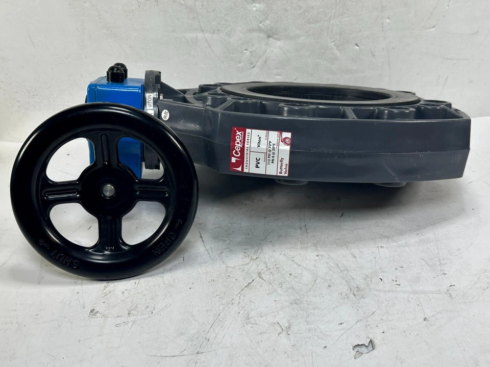 Vamein De Espana 232-07, Gear Box with Cepex 6" Butterfly Valve - Image 3 of 4