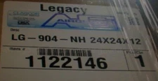 NEW Legacy Airguard LG 904 NH Rigid Cell Filter 24 x 24 x 12