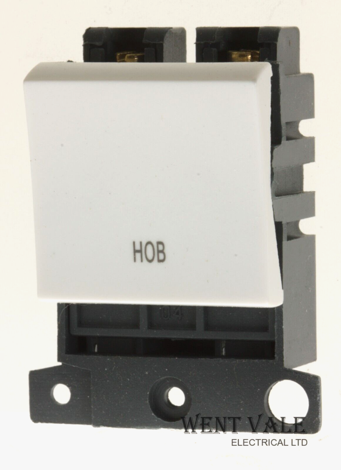 Click Mini-Grid - MD022PWHB - 20ax Double Pole Wide Mini Grid Switch Module Hob