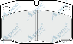 PAD428 GENUINE APEC FRONT BRAKE PADS FOR VAUXHALL ASTRA -- NEXT DAY