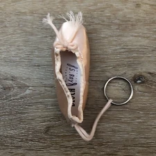 Bloch Pink Mini decorative pointe shoe key chain