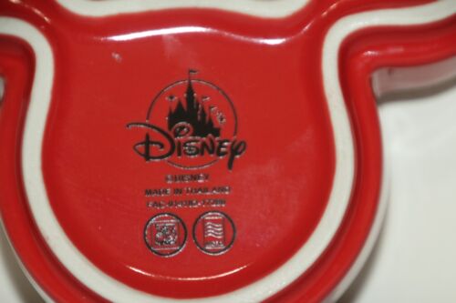 SELTEN DISNEY MICKEY MOUSE KOPF GEFORMT KERAMIK SNACK/DIP/SCHMUCK GESCHIRR INSGESAMT 3 - Bild 7 von 8