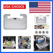 2 in 1 Car Steering Wheel Desk Steering Wheel Tray for Laptop Car Mount wit...