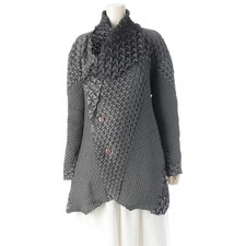 ISSEY MIYAKE 2017 3D Steam Stretch Pleats Kaleidoscope Deformed Tailored Jacket