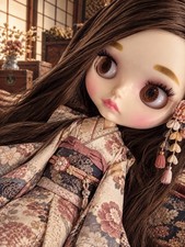ICY Doll light matte Skin brown straight Hair 12 inch BJD Nude