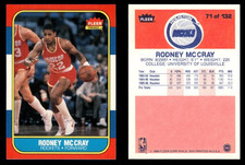 Rodney McCray Rookie 1986-87 Fleer #71 RC Houston Rockets NBA Basketball Card. rookie card picture