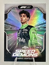 2025 Topps Chrome F1 Gabriel Bortoleto Speed Demons Rookie #SD-10 Sauber RC