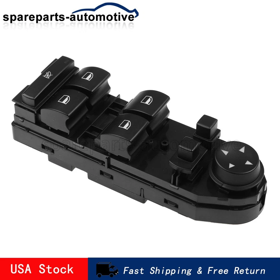 Interruptor de control de ventana eléctrica principal delantero izquierdo bmw x3 2004-2010 61313414355 Foto 4 de 4