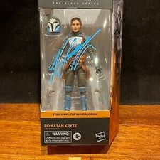 KATEE SACKHOFF AUTOGRAPH - STAR WARS Black Series BO-KATAN KRYZE BECKETT COA