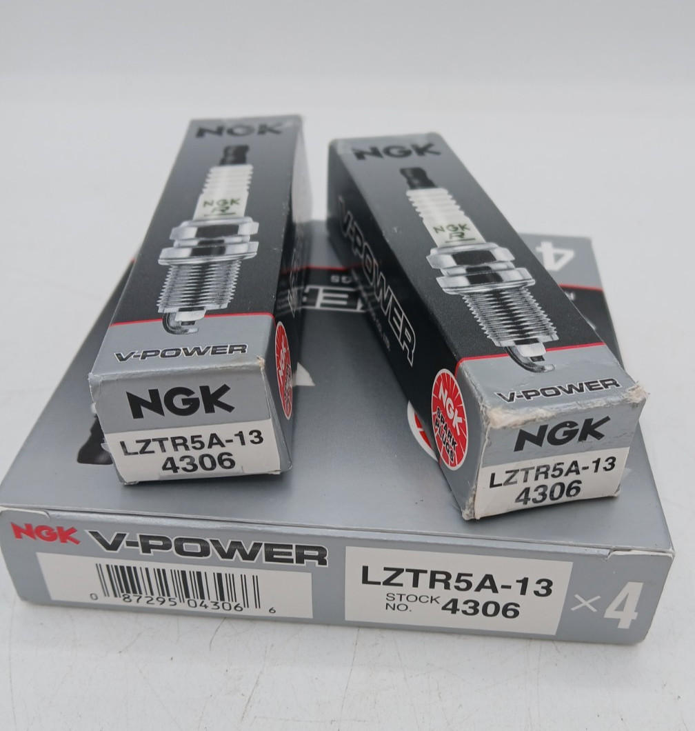 Set of 6 Genuine NGK 4306 LZTR5A-13 V-Power Spark Plugs
