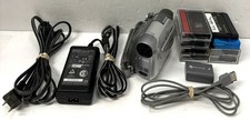 Sony DCR-HC21 MiniDV Handycam Video Recorder Player Bundle Tested  Working
