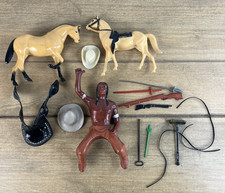 Vtg 1950s Hartland Plastics Horses Indian Saddle Hats Accessories Lot Various