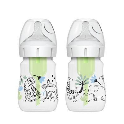  WB52014 BUTELKA SZEROKA 150ML OPTIONS PLUS 2-PAK DŻUNGLA DR BROWN`S