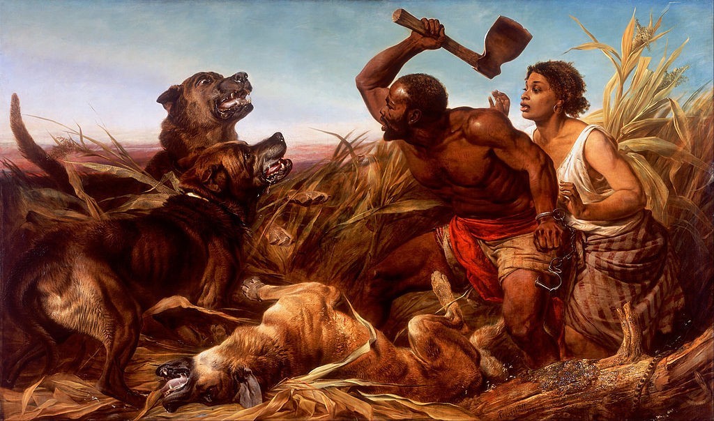 stunning oil painting handpainted on canvas-The Hunted Slaves