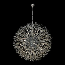 Luxe Starburst Chrome Crystal Chandelier 47 "