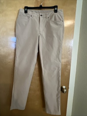 Lululemon ABC Pants Men s 31x30 Khaki Slim Fit 5 Pocket Warpstreme Performance