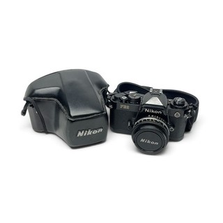 Nikon FE2 35mm SLR Film Camera w/ Nikon Lens Series E 50mm 1:1.8