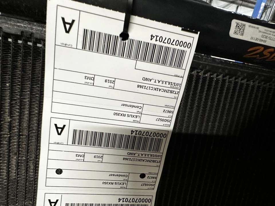 Condensador de CA compatible con 16-22 LEXUS RX350 2046691 Foto 2 de 2