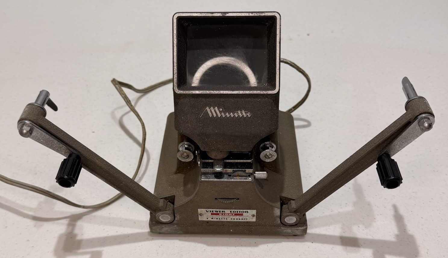 Minette M-1 Eight 8mm Film Viewer Editor Vintage Japan w/ Or