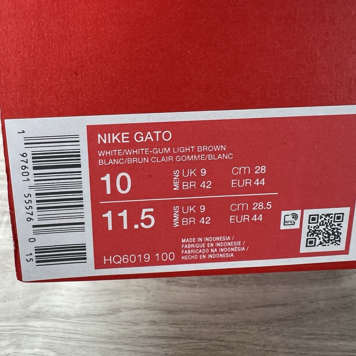 Nike Gato Shoes Mens Size 10 Indoor Soccer Futbol nby HQ6019-100