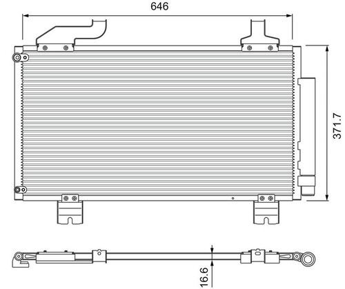 VALEO KLIMAKONDENSATOR KLIMAKÜHLER passend für HONDA ACCORD | 814417