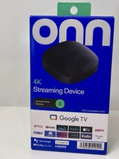 Onn 4K Streaming Device - Google TV - Ultra Fast - 4K 8GB Storage 2GB Ram - NEW 