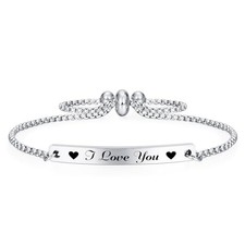 Women Bracelet Gifts for Girlfriend Wife Friend Female Girl 26 I Love You