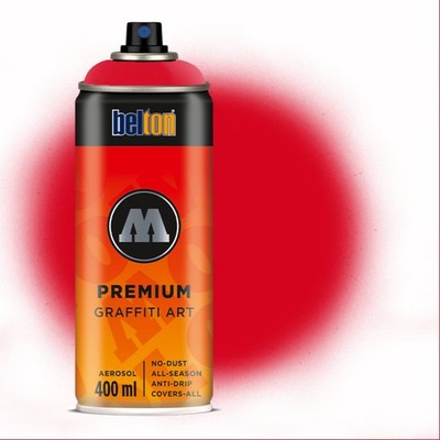 (13,48 /L) Molotow Premium 013 traffic red Belton 400ml Sprühdose