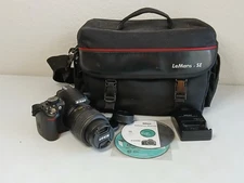 Black NIKON D3100 Digital SLR Camera 14.2 MP & Nikkor AF-S DX Lens Tested