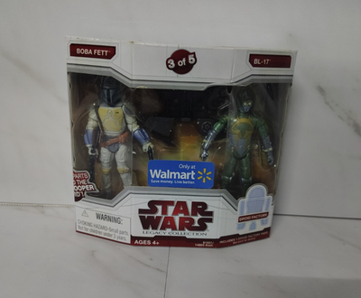 #ad Boba Fett BL 17 3 of 5 STAR WARS Legacy Collection Walmart MIB NEW $43.99