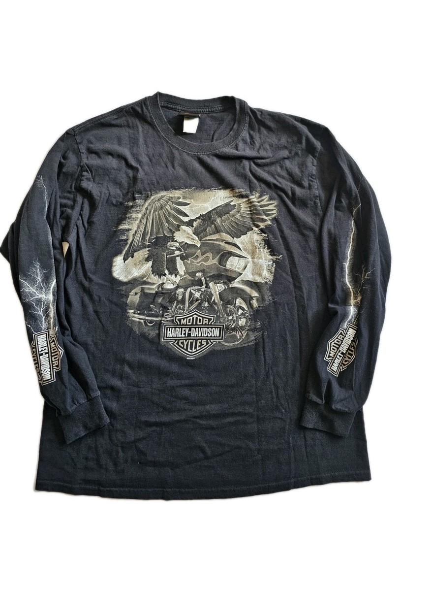 T-shirt Vintage Harley-Davidson Doc's St Louis Missouri - Taille 2XL Marron - Occasion