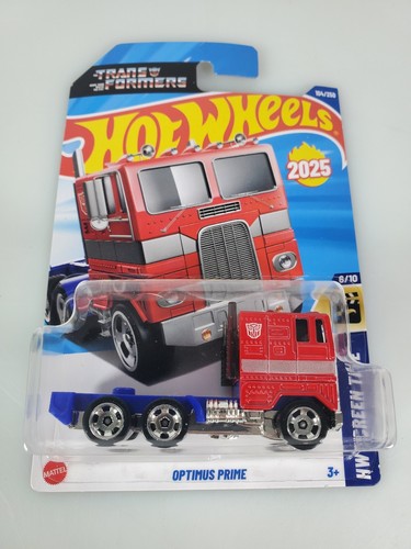 2025 Hot Wheels Optimus Prime Transformers F Case #104 Fast & Combined Shipping
