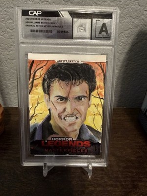 Horror Legends Masterpieces Sketch Card 1/1 Ash Williams