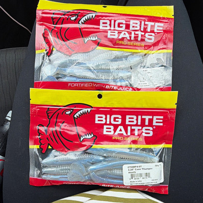 Big Bite Baits Pro Series Cane Thumper 4.25in Alewife Swimbait 7pk CTHMP4-07