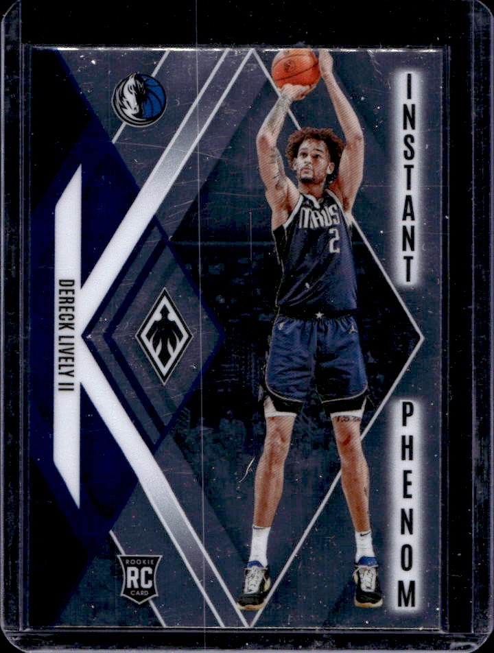 2023-24 Panini Phoenix Dereck Lively II Instant Phenom Rookie RC #19 Mavericks