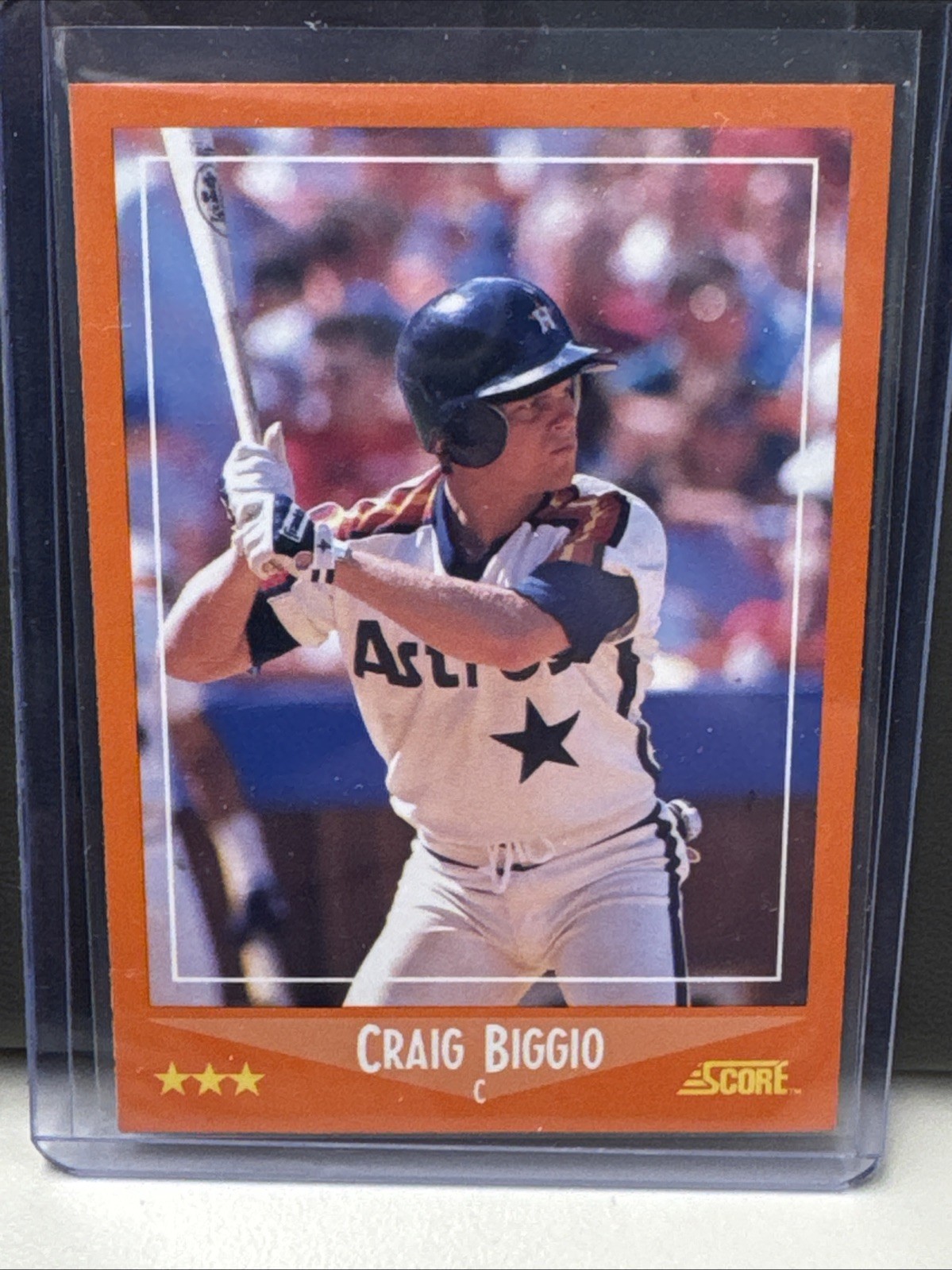 1988 Score Rookies & Traded - #103T Craig Biggio (RC) Mint/Near Mint