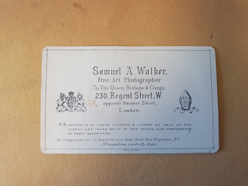 William Gladstone Studio CDV Portrait by Samuel Walker 1892 - Picture 2 of 2